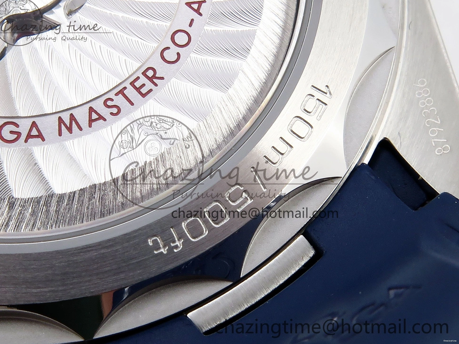 0226 Aqua Terra GMT Worldtimer 43mm VSF 1:1 Best Edition Deep Blue Dial on Blue Rubber Strap A8938 Super Clone QuickDry 7721